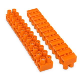 LISTWA ZACISKOWA 16MM2 12-TOROWA 250V POMARAŃCZOWY