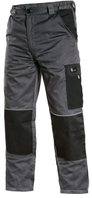 SPODNIE DO PASA CXS CEFEUS, SZARO-CZARNE ROZM.50