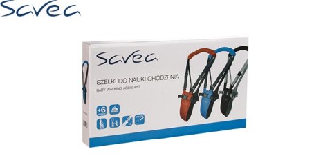 SZELKI DO NAUKI CHODZENIA CZARNE