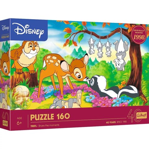 Puzzle 160 el. 40-lecie Bambi i leśni przyjaciele Trefl 40054