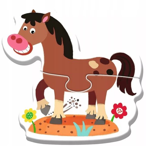 Puzzle Baby Classic na farmie 2+ Trefl 36127