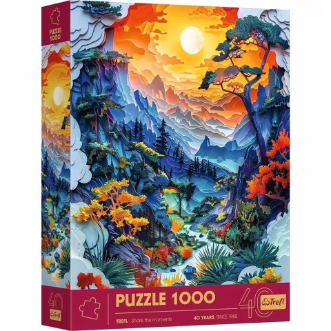 Puzzle z efektem 3D 1000 el. 40-lecie Dolina Trefl 40045