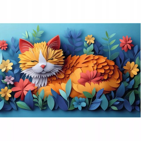 Puzzle z efektem 3D 160 el. 40-lecie Kotek Trefl 40049