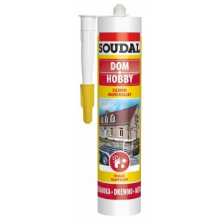 SILIKON SOUDAL BRĄZOWY 280ML