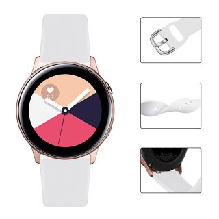 Uniwersalny silikonowy pasek do smartwatcha Silicone Strap TYS szer. 22mm szary