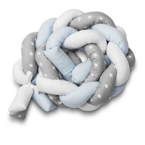 WARKOCZ DO ŁÓŻECZKA NIEBIESKI GWIAZDKI 210 CM