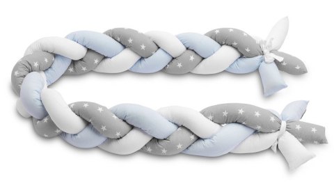 WARKOCZ DO ŁÓŻECZKA NIEBIESKI GWIAZDKI 210 CM