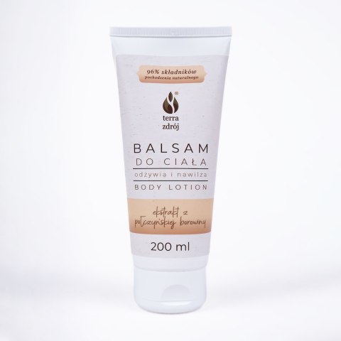BALSAM DO CIAŁA ODŻYWCZO - NAWILŻAJĄCY 200 g - TERRA ZDRÓJ (SERIA BOROWINOWA)