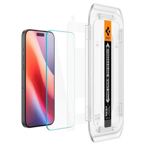 Szkło hartowane z ramką montażową na iPhone 16 Pro Max