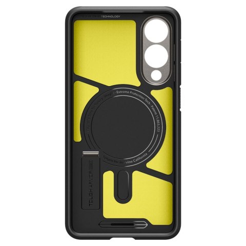 Etui case na Samsung Galaxy S25 Edge Tough Armor MagSafe - szaro-czarne