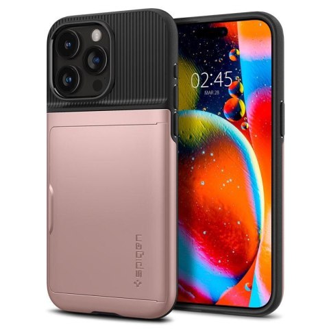 Etui case na iPhone 15 Pro Slim Armor CS - różowe