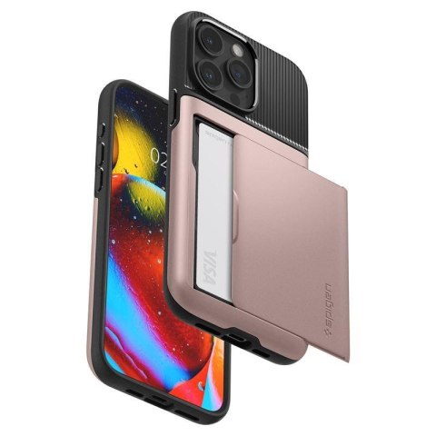 Etui case na iPhone 15 Pro Slim Armor CS - różowe