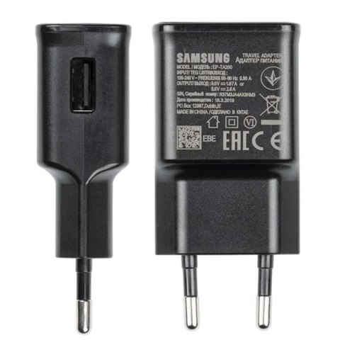 Ładowarka sieciowa Samsung USB-A 15W z kablem USB-A - USB-C - czarna