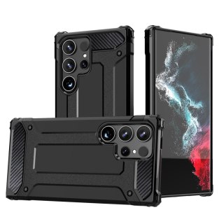 Pancerne hybrydowe etui na Xiaomi Redmi Note 14 Pro 4G / 5G / Poco X7 Hybrid Armor - czarne