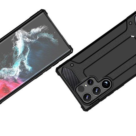 Pancerne hybrydowe etui na Xiaomi Redmi Note 14 Pro 4G / 5G / Poco X7 Hybrid Armor - czarne