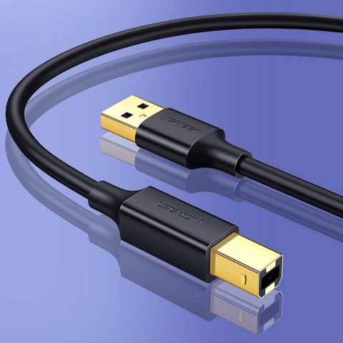 Kabel przewód USB Typ B do drukarki męski - USB 2.0 męski 480Mbps 1m czarny