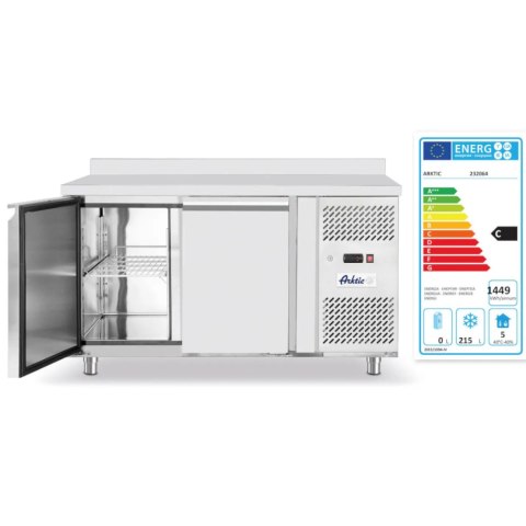 Stół mroźniczy z blatem roboczym 2-drzwiowy Profi Line 136cm - Hendi 232064
