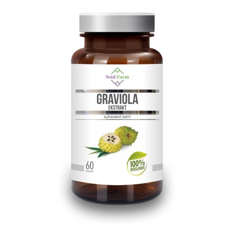 GRAVIOLA EKSTRAKT (550 mg) 60 KAPSUŁEK - SOUL FARM