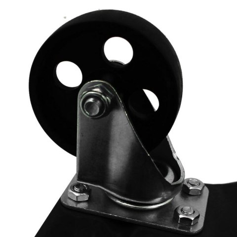 WÓZKI MANEWROWE WÓZEK 4 sztuki OBROTOWE KÓŁKA CZARNE