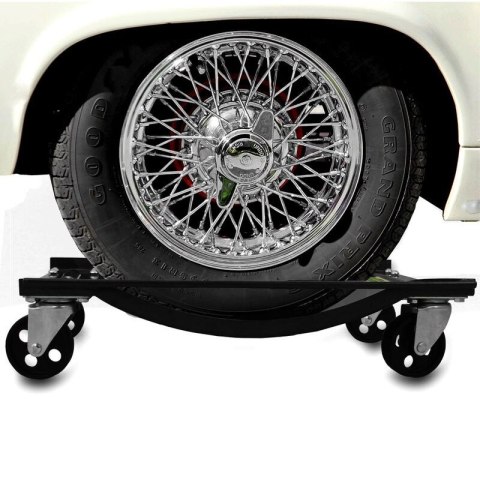 WÓZKI MANEWROWE WÓZEK 4 sztuki OBROTOWE KÓŁKA CZARNE