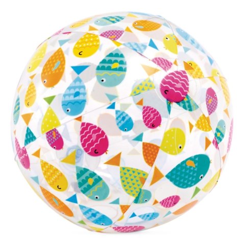 Dmuchana piłka plażowa o średnicy 51 cm INTEX 59040 mix wzorów