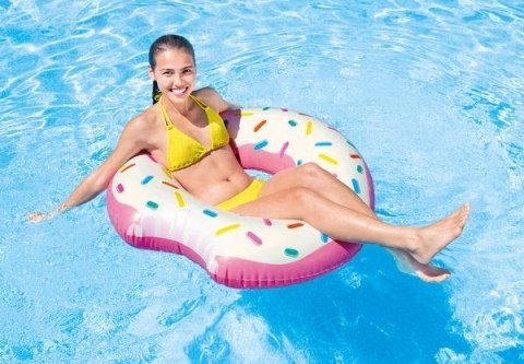 Dmuchane koło do pływania cukierkowy donut 94x23 cm INTEX 56265