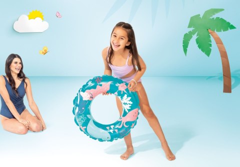 Dmuchane koło z nadrukiem o średnicy 61 cm INTEX 59242 mix wzorów