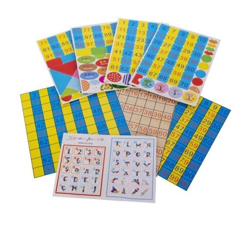 Drewniana wielofunkcyjna tablica edukacyjna 2w1