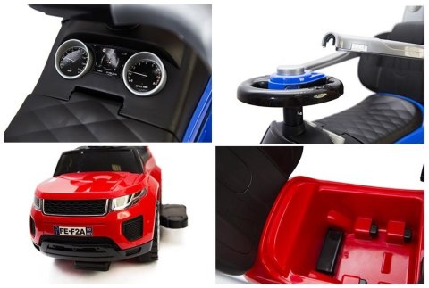 Jeździk odpychacz samochód 2w1 - czerwony