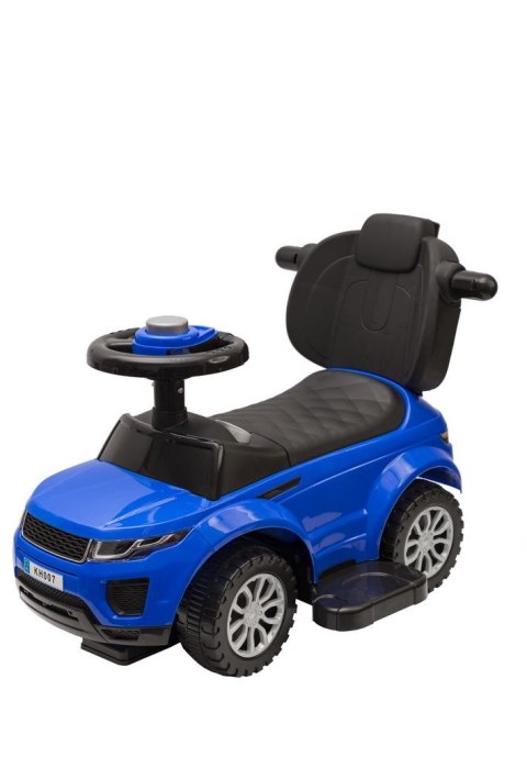 Jeździk odpychacz samochód 2w1 - niebieski