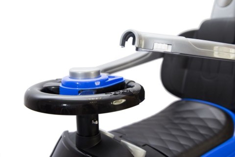 Jeździk odpychacz samochód 2w1 - niebieski