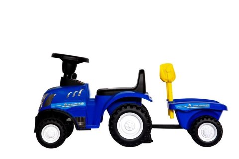 Jeździk odpychacz traktor z przyczepką i funkcjami dźwiękowymi oraz świetlnymi