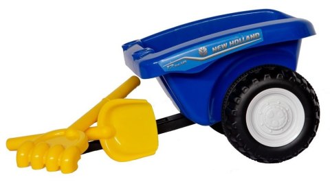 Jeździk odpychacz traktor z przyczepką i funkcjami dźwiękowymi oraz świetlnymi