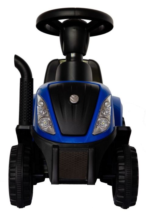 Jeździk odpychacz traktor z przyczepką i funkcjami dźwiękowymi oraz świetlnymi