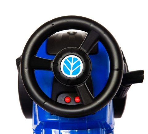 Jeździk odpychacz traktor z przyczepką i funkcjami dźwiękowymi oraz świetlnymi