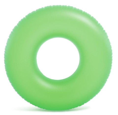 Koło dmuchane do pływania półmatowe neonowe o średnicy 91 cm INTEX 59262 mix kolorów