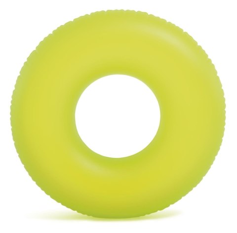 Koło dmuchane do pływania półmatowe neonowe o średnicy 91 cm INTEX 59262 mix kolorów