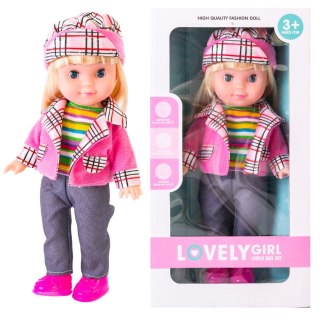 Lalka Lovely w kolorowym ubranku