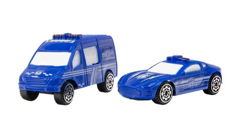 Parking policyjny w zestawie z 2 autkami