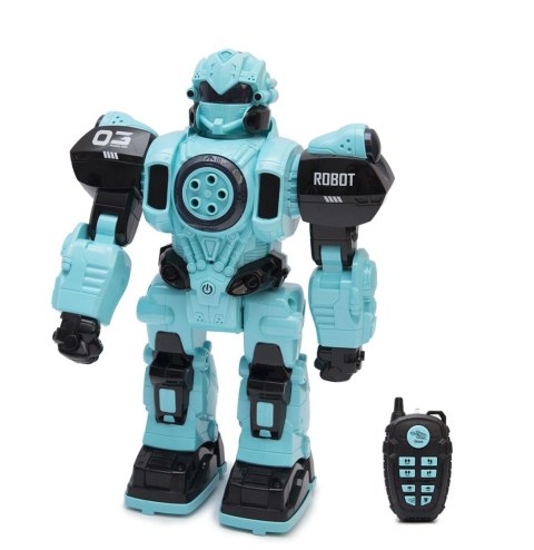 ROBOT WIELOFUNKCYJNY STEROWANY PILOTEM - FUNKCJE DŹWIĘKOWE, RUCHOWE I ŚWIETLNE