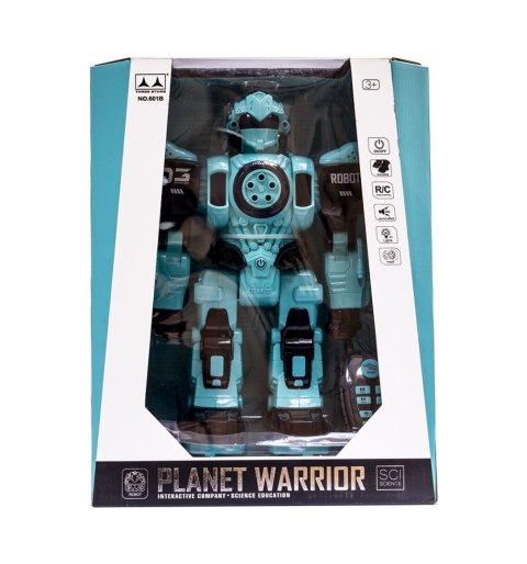 ROBOT WIELOFUNKCYJNY STEROWANY PILOTEM - FUNKCJE DŹWIĘKOWE, RUCHOWE I ŚWIETLNE