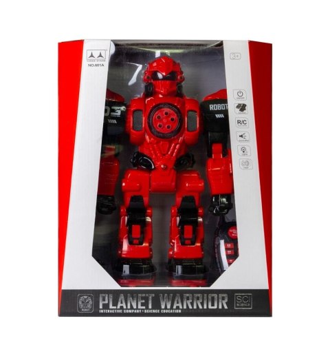 ROBOT WIELOFUNKCYJNY STEROWANY PILOTEM - FUNKCJE DŹWIĘKOWE, RUCHOWE I ŚWIETLNE 