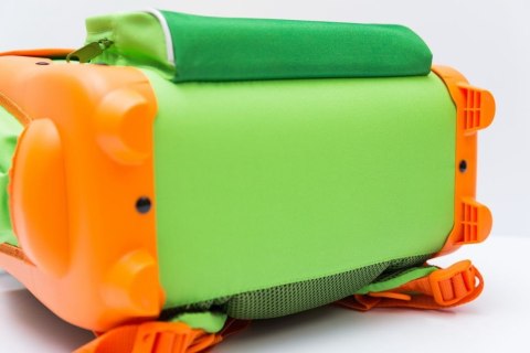 TORNISTER AUTA usztywniany 21L zielono-pomarańczowy