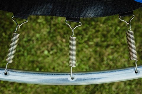 TRAMPOLINA BAUERKRAFT Z SIATKĄ ORAZ DRABINKĄ 304-312CM