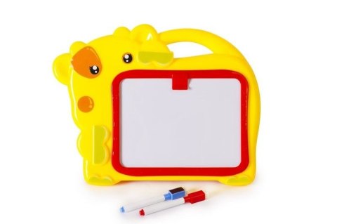 Tablica edukacyjna dwustronna do malowania kredą i pisakami 2w1