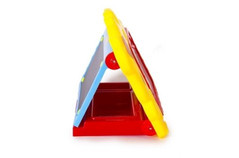 Tablica edukacyjna dwustronna do malowania kredą i pisakami 2w1