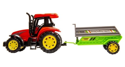 Traktor z przyczepą