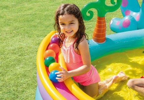 Wodny plac zabaw Dinoland zjeżdżalnia INTEX 57135