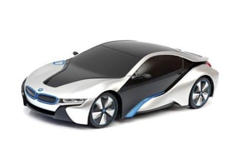 BMW I8 R/C skala 1:24 Rastar 48400 samochód sterowany srebrny