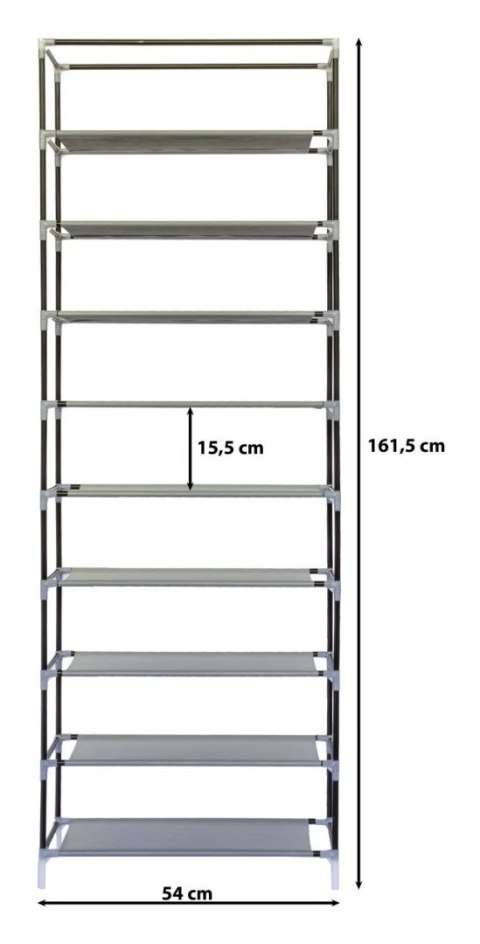Duża składana szafa tekstylna, materiałowa szafka na buty, regał, stojak XL